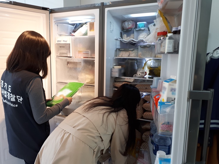 경기도 특별사법경찰단 단속전경 [사진=경기도 제공]