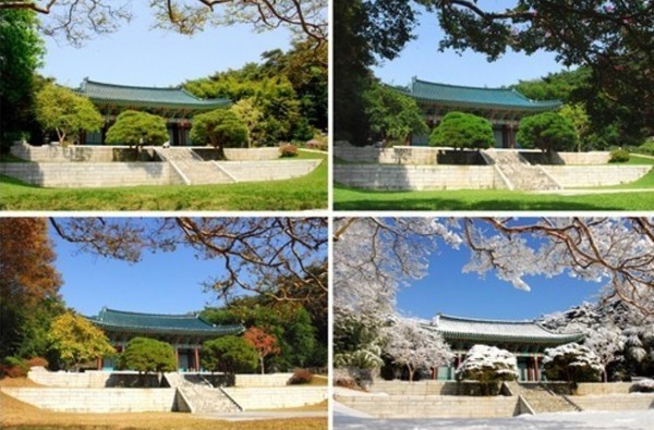 최태희 작가의 '현충사의 4계절'이 ‘충무공 탄신기념 사진 공모전’에서 대상을 수상했다