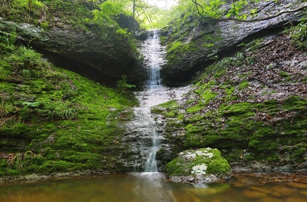 장흥 무지개폭포