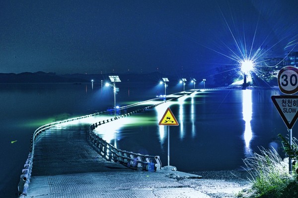 서산 웅도 (유도교)야경