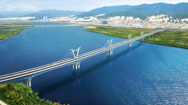 낙동강하구 대저대교 조감도