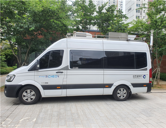 실시간 악취 분석 차량