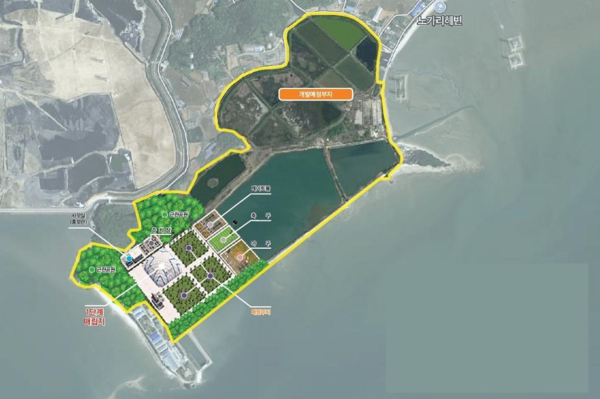 인천에코랜드 부지 개발 개요도
