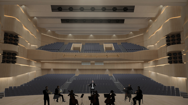 인천문화예술회관 리모델링 공사 '공연장 조감도'