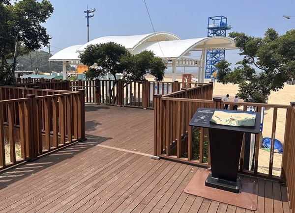 하나게 해수욕장 촉지도