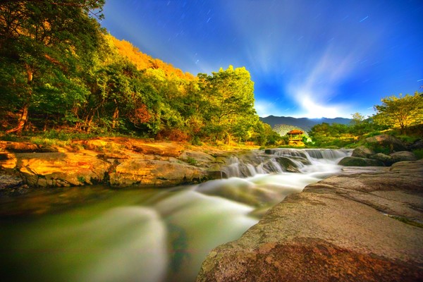 화천화음동 정사지 계곡