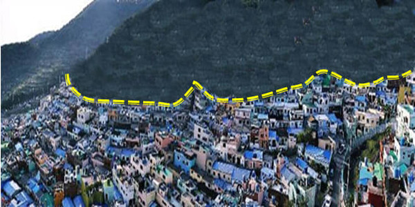 부산감천문화마을 전경