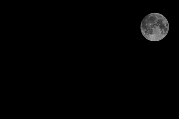 슈퍼문인 보름달