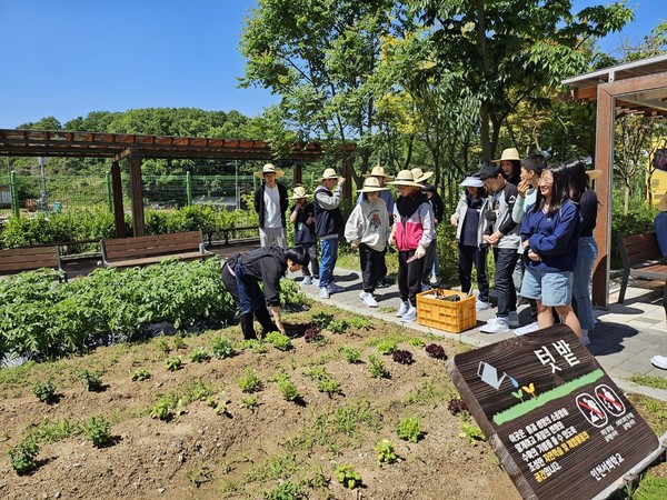 2024년 찾아가는 도시농업 교육 광경
