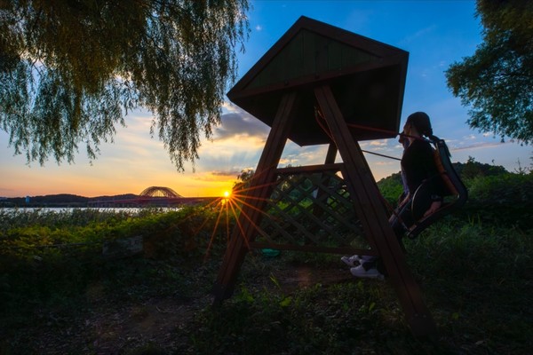 방화대교의 노을