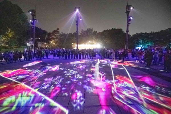 ‘자유공원 야간경관 명소화 준공식’