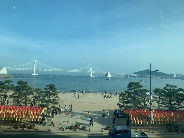 부산 광안리해수욕장 전경