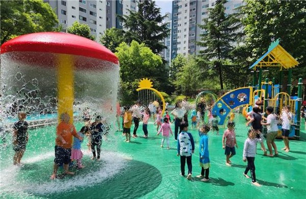 연수구 부수지공원 물놀이장