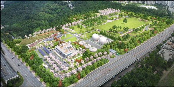 '승기공공하수처리시설' 조감도(안)