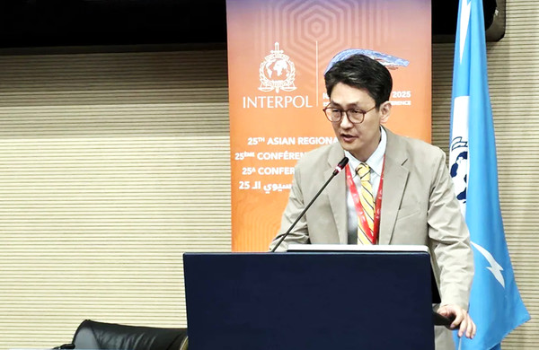 박재성 경찰청 국제공조담당관(총경)이 '제25차 인터폴 아시아 지역회의'에서 아시아 위원회 위원으로 당선됐다. (사진=경찰청 제공)